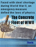 It is a fact that war has sparked some amazing innovations. It has at the same time spawned incredible desperation. The attempt by the U.S. Navy in both world wars to construct seagoing vessels made of concrete would seem to be a combination of the two at first glance.